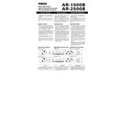 Yamaha AR-1500B Amplifier manual cover