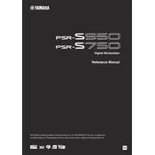 Yamaha PSR-S750 Keyboard