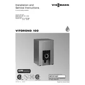 Viessmann Vitorond 100 VR1 40 Boiler manual cover