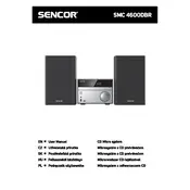 Sencor SMC 4600DBR Audio System manual cover