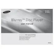 Samsung HM51 Series Blu-ray Player manual cover