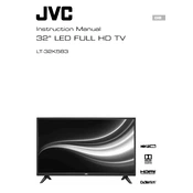 JVC LT-32K583 manual cover