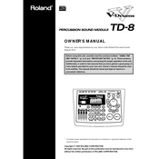 Roland TD-8 manual cover