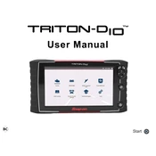 Snap-on Triton-D10 Scanner manual cover