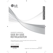 LG LSSB2692ST Refrigerator manual cover