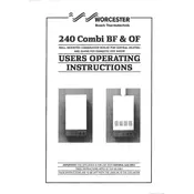 Worcester 240 Combi BF Boiler manual cover