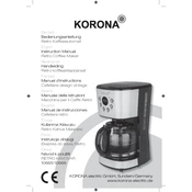 Korona 10665 Coffee Maker manual cover