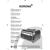 Korona 46160 Grill manual cover