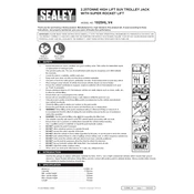 Sealey 1025HL.V4 Trolley Jack manual cover