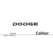 Dodge Caliber 2010 Hatchback manual cover