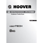 Hoover VTC 781NBBC-80 manual cover