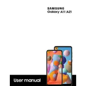 Samsung Galaxy A11 Boost Mobile SM-A115UZKNBST Phone manual cover