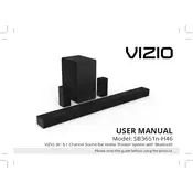 Vizio SB3651n-H46 TV