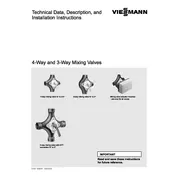 Viessmann 4-Way and 3-Way Mixing Valves Accessory manual cover