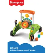 Fisher Price Mattel 2-Sided Steady Speed HGM28 Toy manual cover