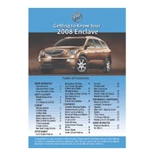 Buick Enclave 2008 manual cover