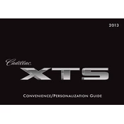 Cadillac XTS 2013 manual cover