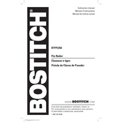 Bostitch BTFP2350K Nailer manual cover