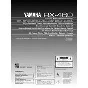 Yamaha RX-460 Receiver manual cover