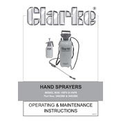 Clarke 3402260 HSP2 Hand Sprayer manual cover