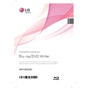 LG WH16NS40 WH16NS40.AVAA10B Writer manual cover