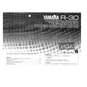 Yamaha R-30 Receiver manual cover