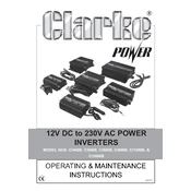 Clarke 6013030 CI400B Power Inverter manual cover