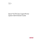 Xerox EC70 Color Printer manual cover