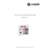 Caple RIL891 Refrigerator manual cover