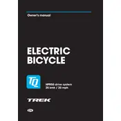 Trek TQ HPR50 Drive System Bicycle manual cover