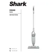 Shark S1000 Mop manual cover