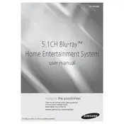 Samsung HT-H4500 Home Theater System manual cover