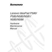 Lenovo IdeaPad N580 Laptop manual cover