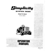 Simplicity 1690072 9020 Tractor