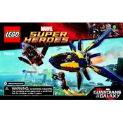 LEGO Guardians of the Galaxy 76019 Construction Set manual cover