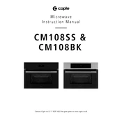 Caple CM108BK Microwave manual cover