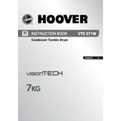 Hoover VTC 671W-80N manual cover