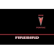 Pontiac Firebird 2002 manual cover