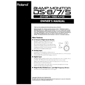 Roland DS-7 manual cover