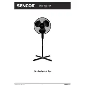 Sencor SFN 4031BK Fan manual cover