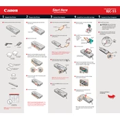 Canon Color Bubble Jet BJC-55 manual cover