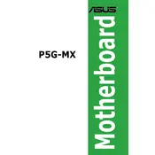 ASUS P5G-MX Motherboard manual cover