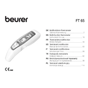 Beurer FT 65 Thermometer manual cover