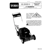 Toro Grandmaster 21-inch 20562 Mower manual cover