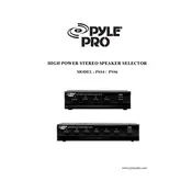 Pyle PSS4 Speaker manual cover