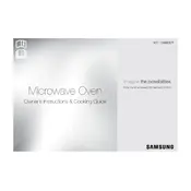 Samsung MC11H6033CT Microwave manual cover