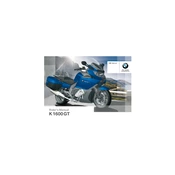 BMW K 1600 GT 2013 Motorcycle manual cover