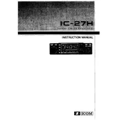 Icom IC-27H Transceiver manual cover