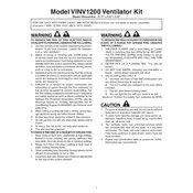 Viking VINV1200 Ventilator manual cover