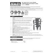 Sealey AK3843 Compressor manual cover